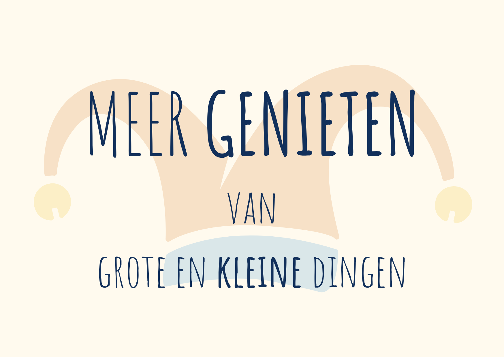 Meer genieten - achterkant